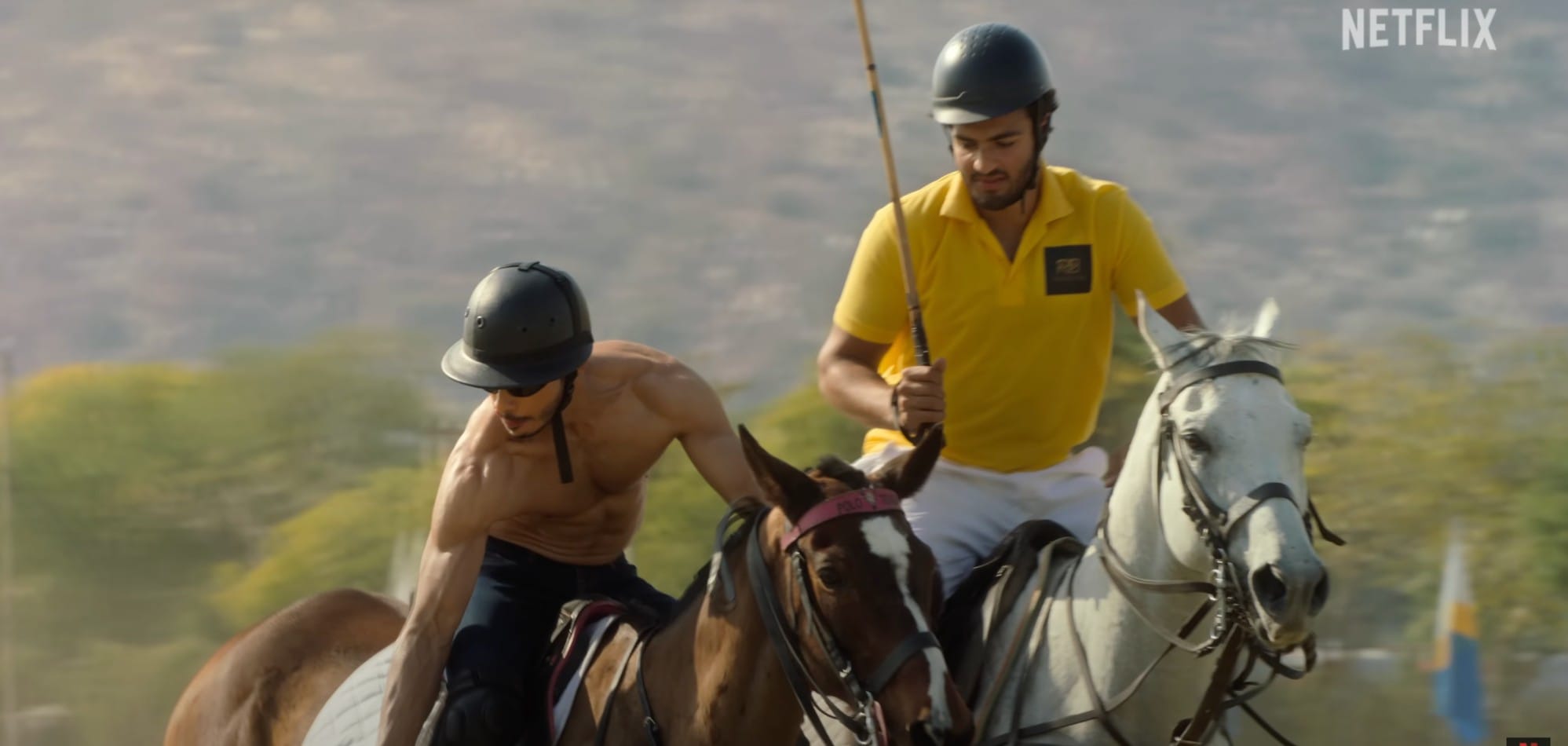 'I cannot imagine or know anyone who would play polo shirtless. It is not fictionalisation, but a caricature and simply ridiculous' | Youtube screengrab